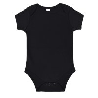 BS4658-BLK-03: Black Bodysuit (0-3 Months)